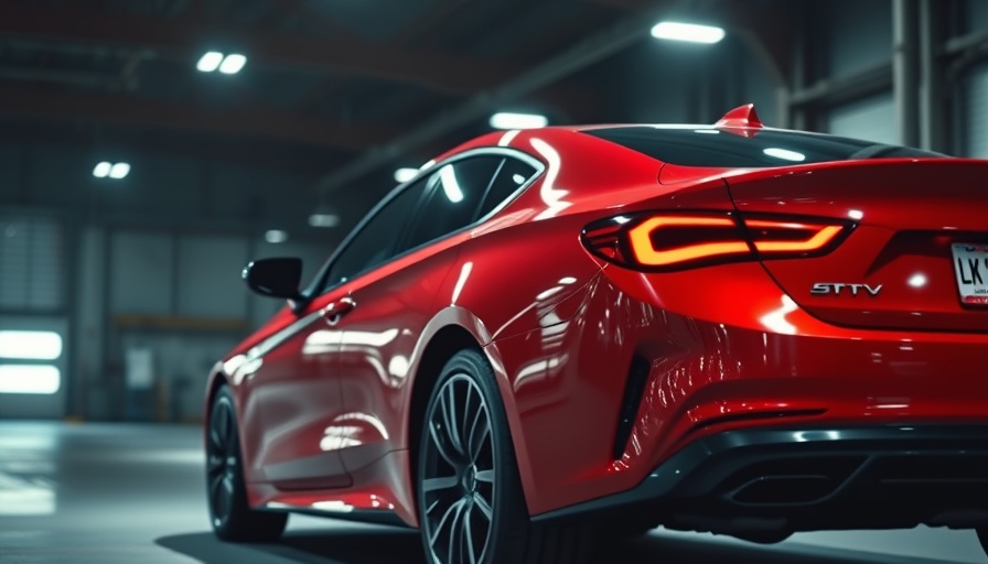 Introducing the Concept AMG GT XX in an industrial setting with sleek design.