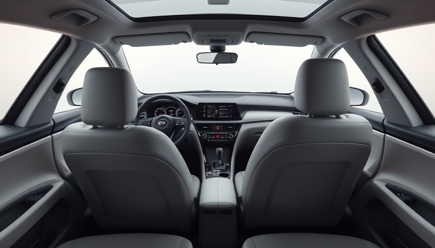 Kia EV4 interior showcasing modern design and technology.