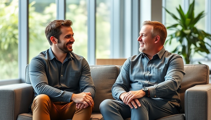 Nigel McMinn recruitment firm executives in office, smiling and seated.
