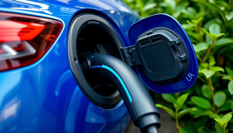 2026 Mercedes-Benz CLA EV charging port close-up.