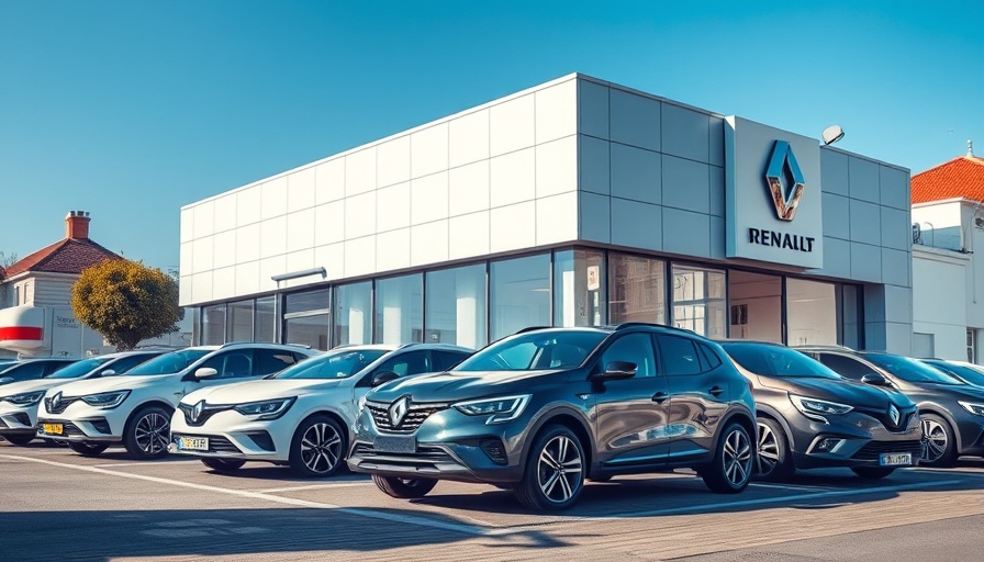 JCB Group rebrands Renault dealership in Sussex with modern design.