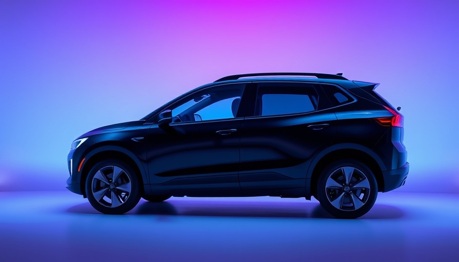 Sleek JAECOO E5 electric SUV in studio highlighting design.