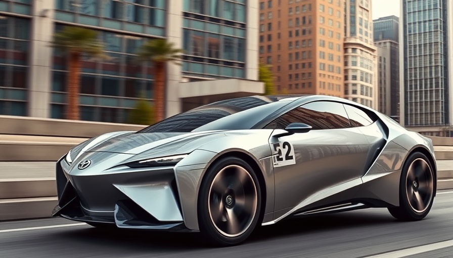 Futuristic 2026 Toyota bZ in urban setting.