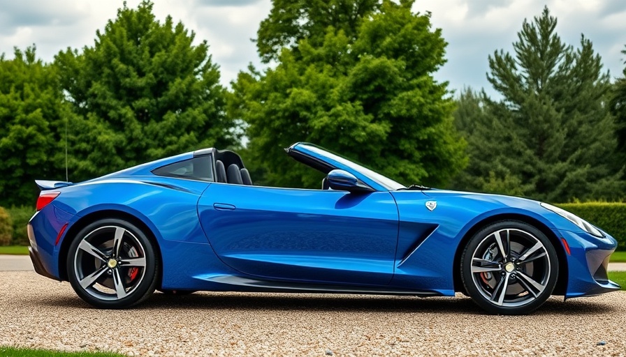 Shiny blue sports car highlighting remedies for car scratches.