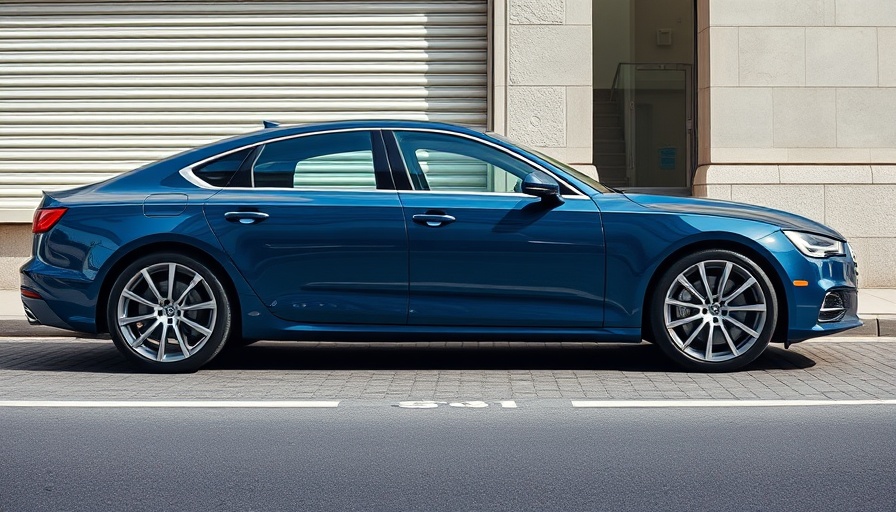 Sleek luxury sedan in urban setting, tied to Brindley Group Genesis partnership.