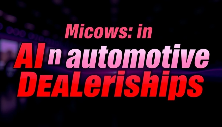 Webinar ad on AI in automotive dealerships boosting performance.