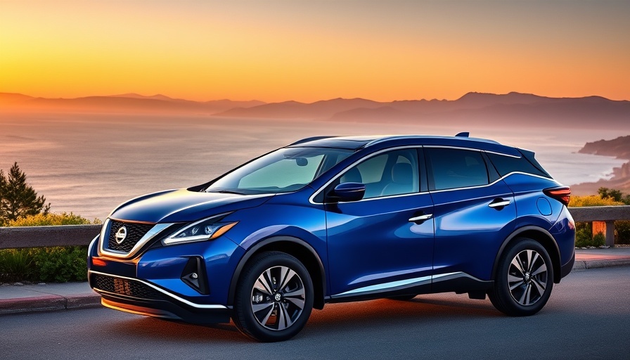 2026 Nissan Murano pricing with scenic coastal backdrop