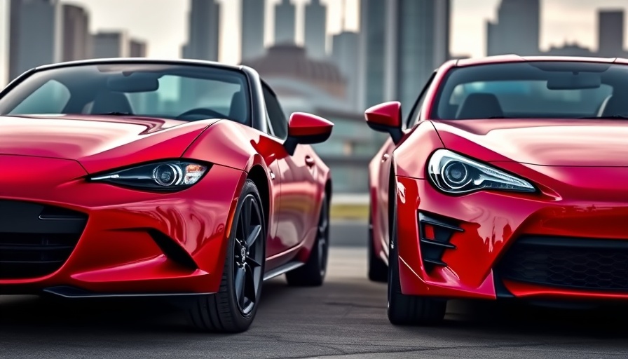 Mazda Miata and Toyota GR86 showcasing shared platform potential.