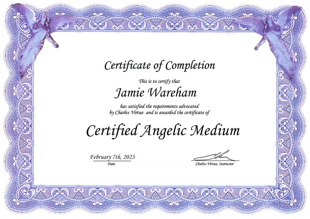 Certified Angel Mediumship