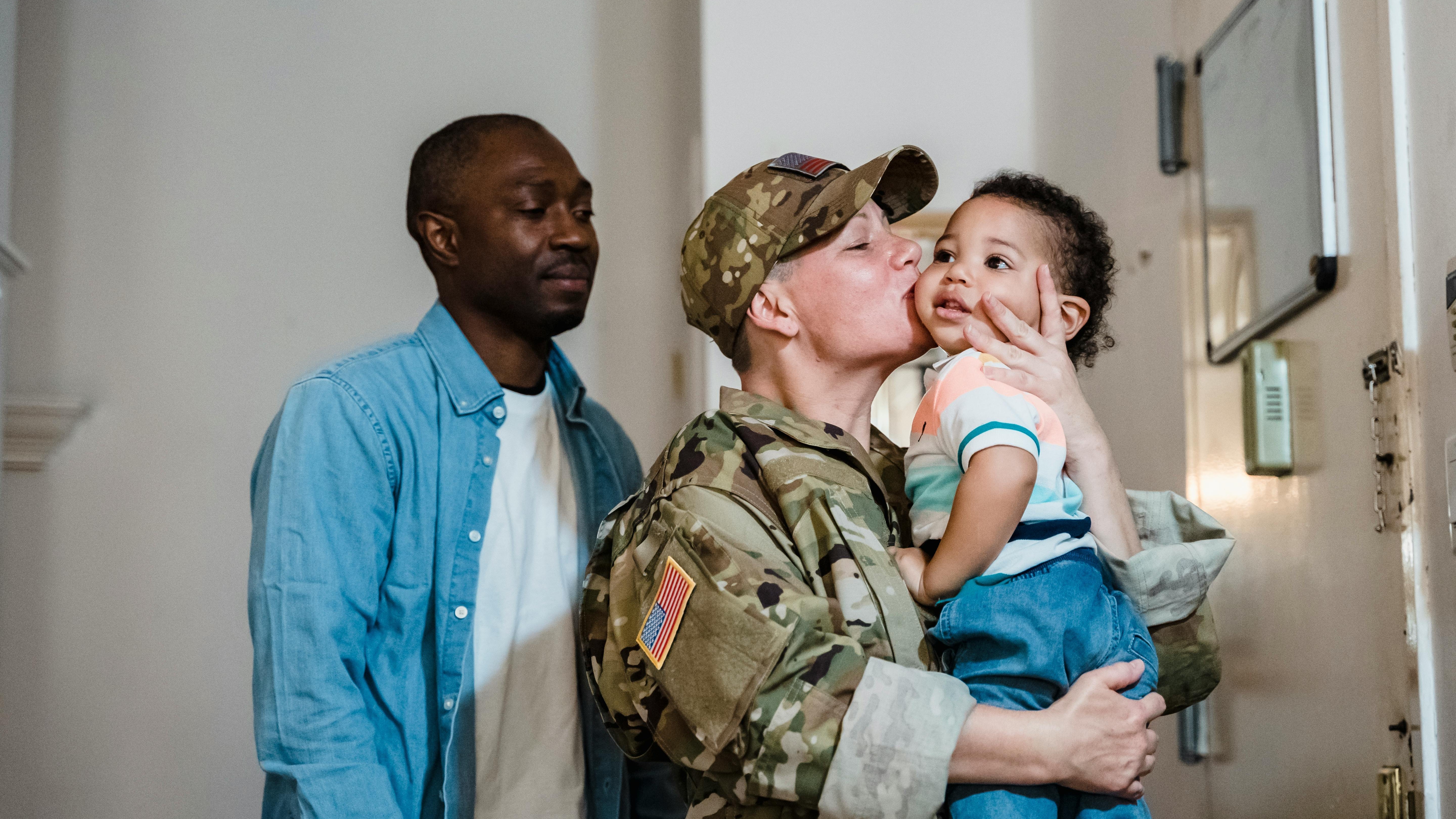 Military Child Education Coalition Podcast logo with microphone and sound waves.