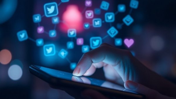 Social media engagement with likes and hearts illustrating video marketing strategies.
