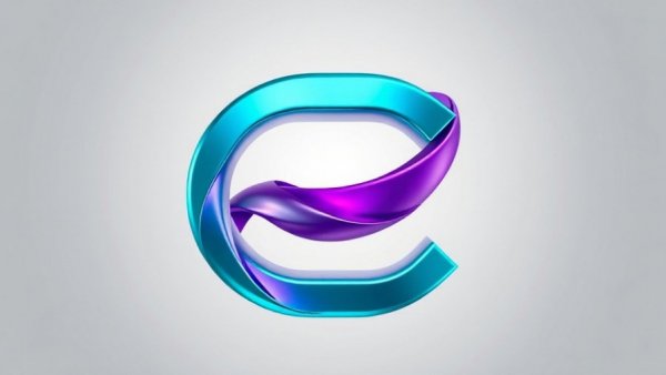 3D Letter C representing CFO role in AI transformation, metallic twists