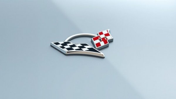 Corvette emblem close-up for news and updates.