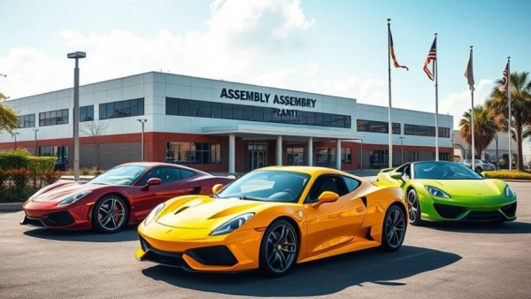2026 Corvette allocations vivid cars outside assembly.