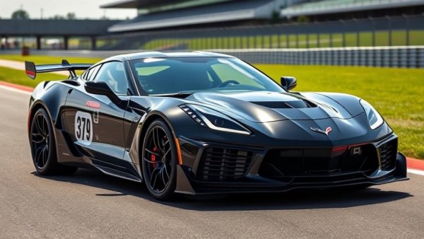 2019 Corvette ZR1 at race track with number 379