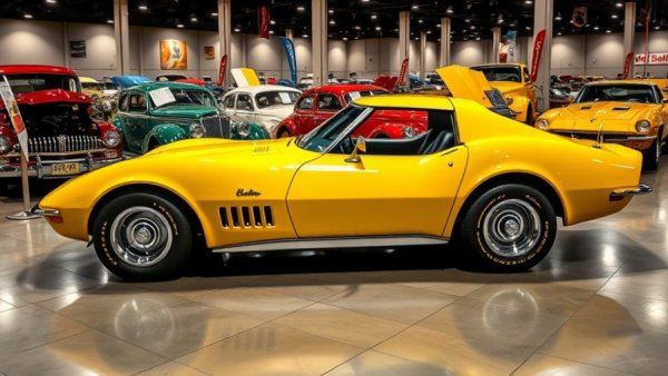 Vintage 1969 Corvette L88 displayed at car exhibition.