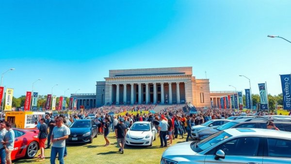 2026 Michelin NCM Bash outdoor event with cars and attendees.