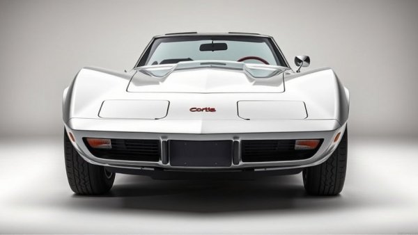 C3 Corvette Special Edition in silver with unique design elements.