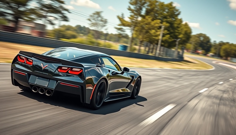 Corvette Racing Fantasy Camp: Black Corvette on track