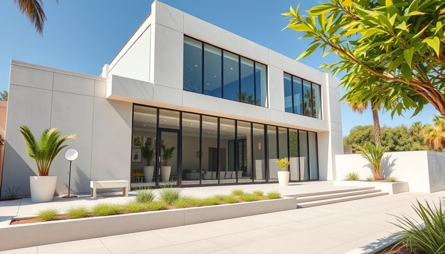 Contemporary Los Angeles real estate, modern office building