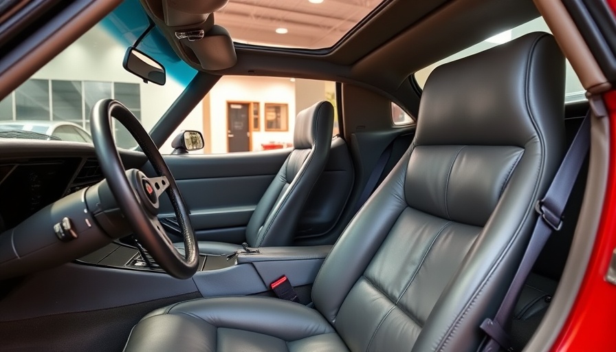1978 Corvette Pace Car Edition interior with leather seats