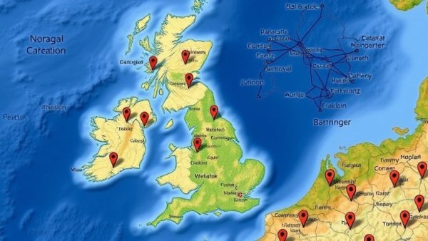 Innovative approach to recruitment illustrated on UK map.