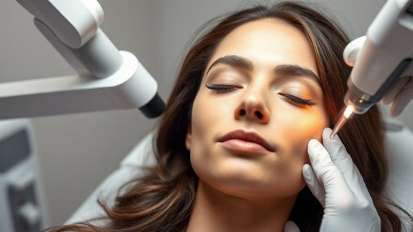 Ablative Laser Therapy Compliance: woman in treatment.