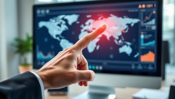 Franchise territory mapping visualization with growth data.