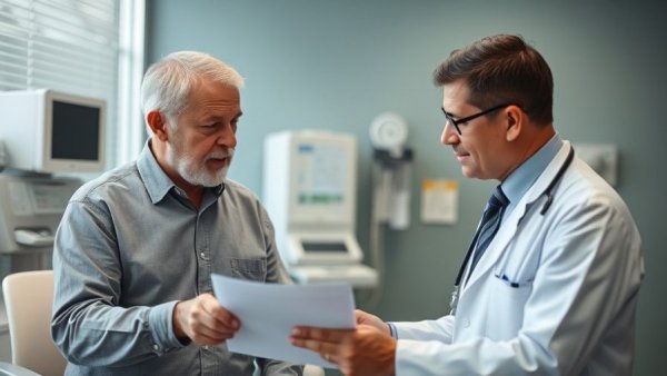 Concierge medical practice discussing private insurance acceptance with patient.