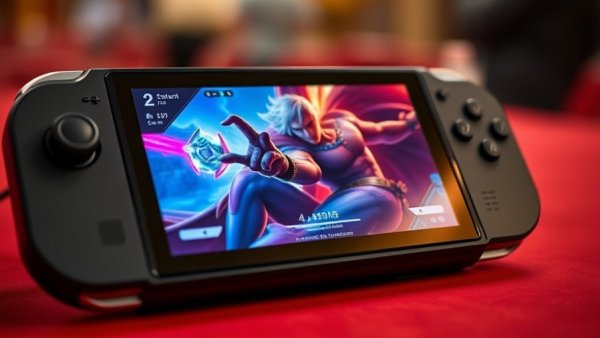 Don't Remove the Protective Film on Your Switch 2: Handheld gaming console displaying colorful game.