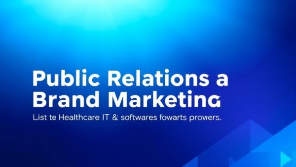 Modern banner for public relations in healthcare services