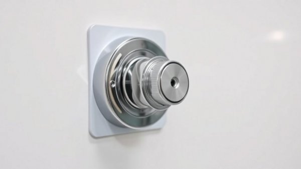 Oxygen outlet on a medical panel for home hyperbaric chambers.
