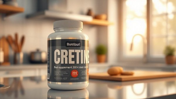 UK peptide supplier benefits: creatine in modern kitchen.