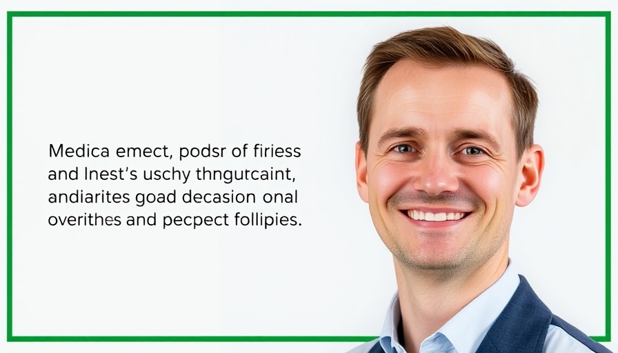 COPD prescriptions guidance quote with professional portrait.