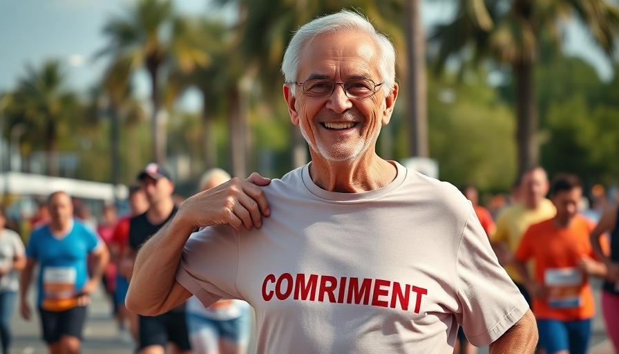 Older man's weight loss journey celebrated at marathon.