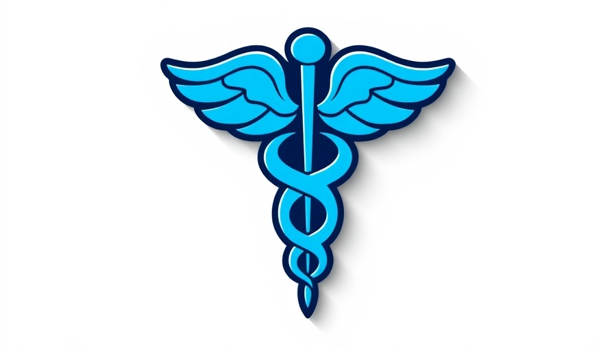 Simplified caduceus symbol for Medicare Drug Price Negotiation