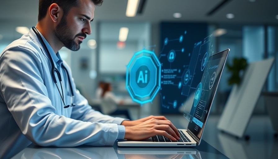 AI clinical decision-making support technology in healthcare setting.