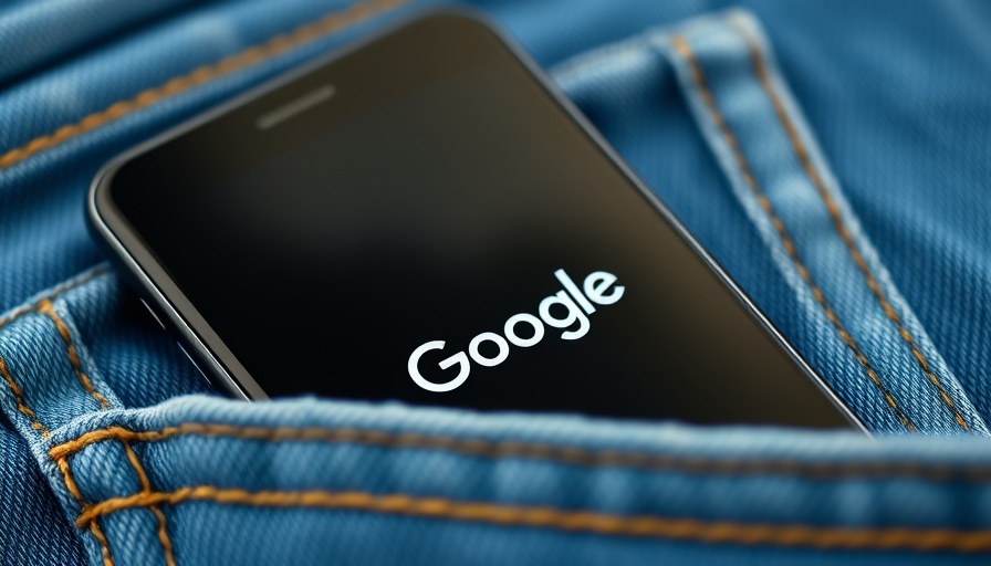 Smartphone displaying Google One logo in a denim pocket, features of Google One for digital nomads.