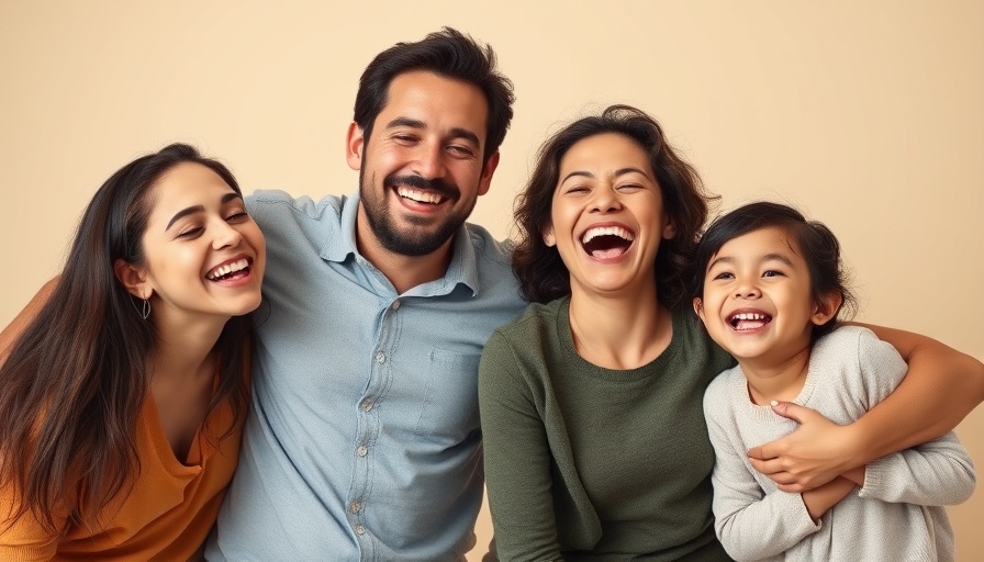 Joyful family embracing, NPF Centers of Excellence.