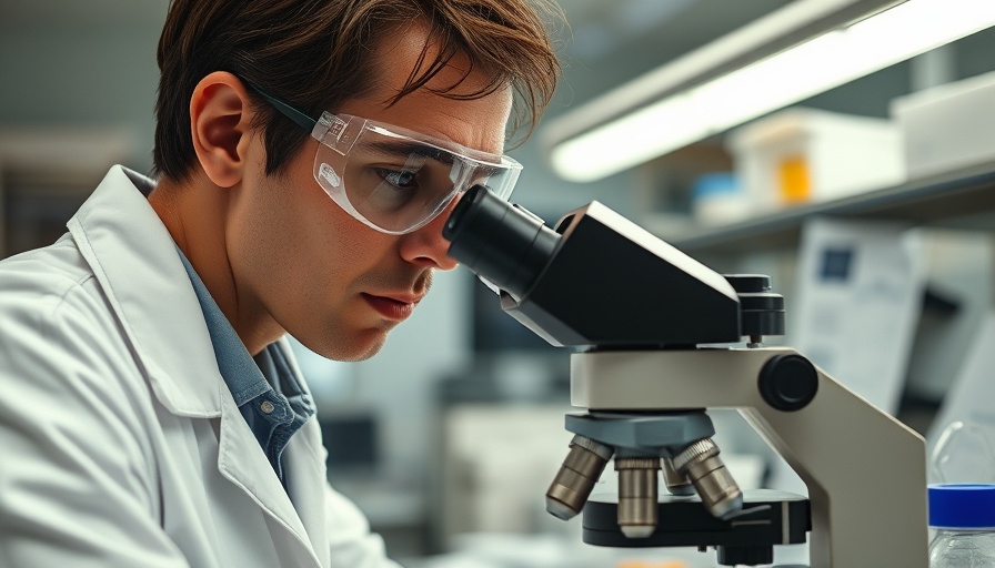 Researcher in lab studying ultrasound imaging for drug delivery.