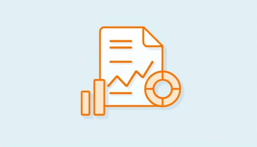 Illustration of document with graphs: case study examples for digital nomads.