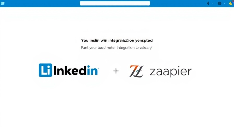 LinkedIn and Zapier integration authorization interface for end-user authentication.