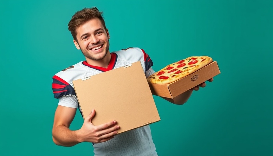 Football player promotes Fast-Food Specials NFL Season 2025.