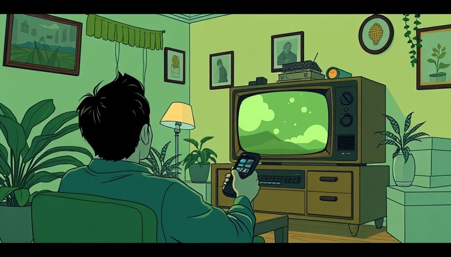 Samsung Galaxy Buds 3 FE displayed on vintage TV in a cartoon room.