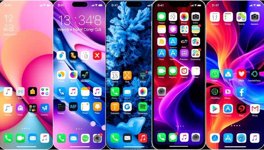 Creative iOS home screen layout ideas with diverse themes and aesthetics.