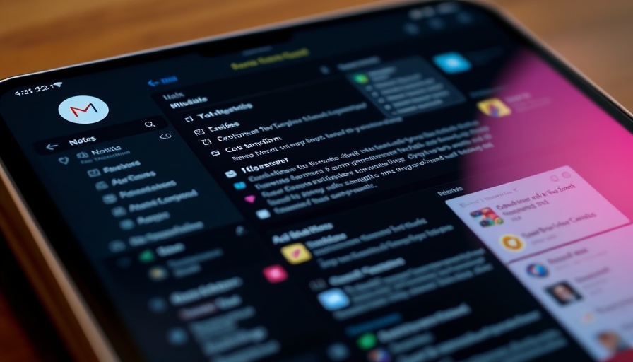 Open source note-taking app interface displayed on a screen.