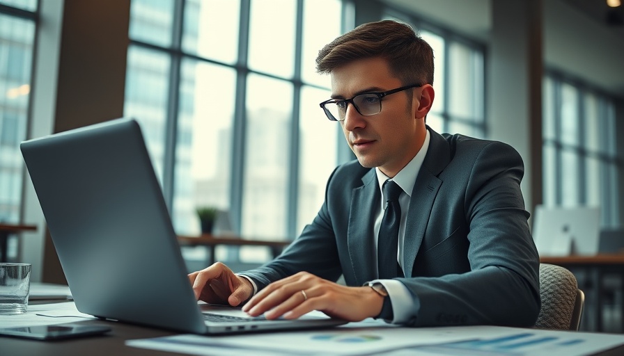 Focused businessperson analyzing financials, franchise due diligence habit.