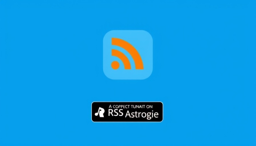 Using RSS.app for productivity with bold logo and tagline.