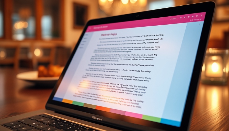Laptop displaying open-source note-taking apps in a dining room setting.