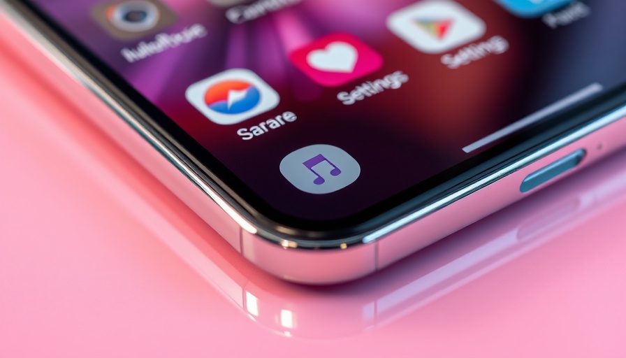 Close-up of smartphone with Safari app icon, showcasing Safari Privacy Updates iOS 26.